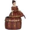 Clayre & Eef Frau Шкатулка для украшений 19x16x29 см Красная