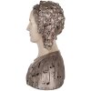 Clayre & Eef Декоративна бюста жінка 27x15x30 см Бежево-коричнева