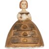Шкатулка для украшений Clayre & Eef Frau 16x11x20 см коричнево-бежевая