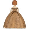 Шкатулка для украшений Clayre & Eef Frau 16x11x20 см коричнево-бежевая
