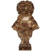 Clayre & Eef 6PR5563 Декоративная бюста женщина бежево-коричневая 18x12x30 см