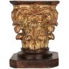Clayre & Eef 6PR5581 Підставка 12x12x16 см коричнево-золотиста
