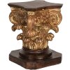 Clayre & Eef 6PR5581 Підставка 12x12x16 см коричнево-золотиста