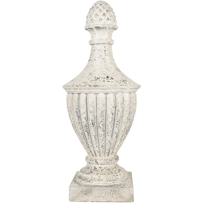 Clayre & Eef 5MG0065 Декоративное украшение Ornament 26x26x64 см Бежево-серый