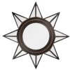 Clayre & Eef Настенное зеркало коричневое Ø 27 см