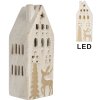 Clayre & Eef Декоративный домик с LED 7x6x19 см