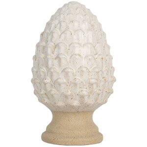 Clayre & Eef Декоративна шишка бежева 9x15 см