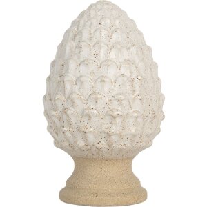 Clayre & Eef Декоративна шишка бежева 9x15 см