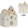 Clayre & Eef 6CE2180 Декоративний будиночок з LED 9x6x12 см