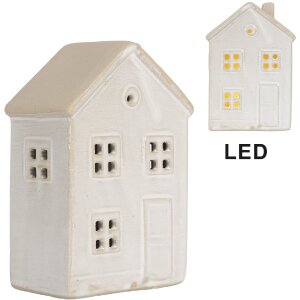 Clayre & Eef Декоративний будиночок з LED 8x5x12 см