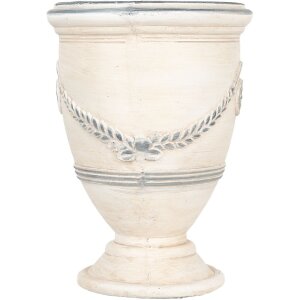 Clayre & Eef 6MG0121 Декоративний горщик бежево-сірий Ø 23x31 см