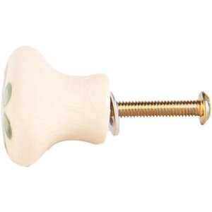 Clayre & Eef 66275GR Кермічна дверна ручка Ø 3 см
