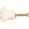 Clayre & Eef 66275GR Кермічна дверна ручка Ø 3 см
