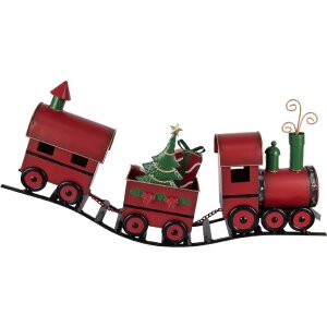 Clayre & Eef 5Y1294 Декоративний потяг 63x13x31 см Червоний