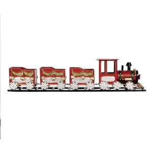Clayre & Eef 5Y1299 Декоративный поезд 58x12x14 см Красный