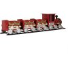 Clayre & Eef 5Y1299 Декоративный поезд 58x12x14 см Красный