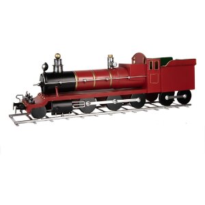 Clayre & Eef 5Y1304 Декорация Поезд 86x18x27 см Красный