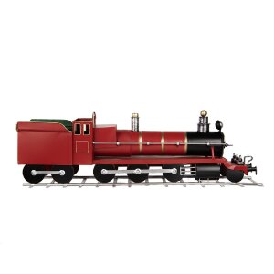 Clayre & Eef 5Y1304 Декорация Поезд 86x18x27 см Красный