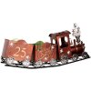 Clayre & Eef Декорация Поезд 79x15x37 см Красный