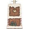 Підставка для ялинки Clayre & Eef 6MG0143 37x26x47 см коричнево-біла