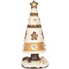 Clayre & Eef 6MG0145 Декоративна ялинка коричнево-бежева Ø 24x51 см