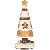 Clayre & Eef 6MG0145 Декоративна ялинка коричнево-бежева Ø 24x51 см