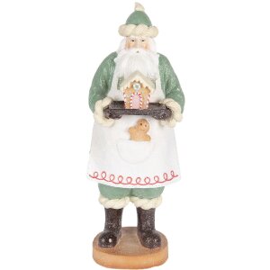 Clayre & Eef Декорація Святий Миколай 11x11x30 см