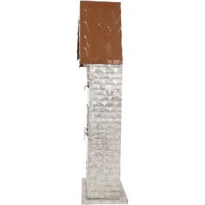 Свічник Будинки Clayre & Eef 30x13x54 см Сірий
