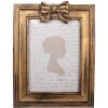 Clayre & Eef 2F1344 Фоторамка 16x3x22 см Золотиста 10x15 см