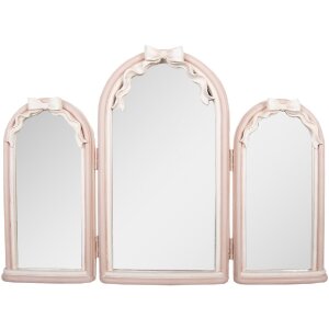 Зеркало Clayre & Eef 62S335 48x4x34 см розово-белое