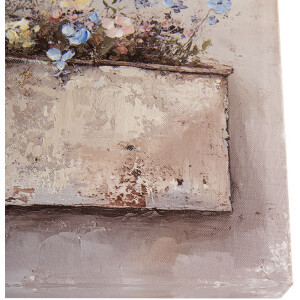 Clayre & Eef 66265 Настенное украшение 36x3x36 см Бежево-розовое