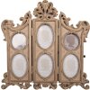 Clayre & Eef 2F1318 Фоторамка 31x2x30 см / (4)7x9 см (2) Ø 6 см