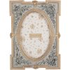 Clayre & Eef 2F1365S Фоторамка 15x21 см синьо-золотиста 10x15 см
