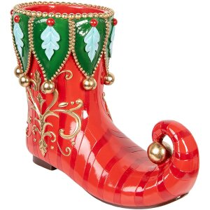 Clayre & Eef 5PR0178 Декоративний квітковий горщик Чоботи 55x28x44 см