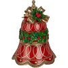 Clayre & Eef Декоративный колокольчик красный и зеленый 32x41 см