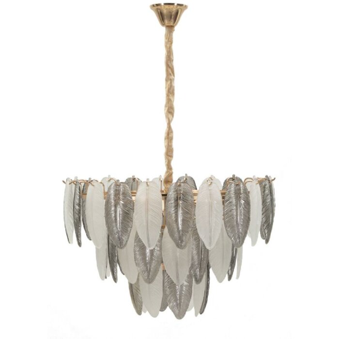 Стельовий світильник Leafy багатокольорове скло, залізо Ø 60x40-87 cm 9xE14