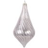 Ялинкова куля Clayre & Eef 6GL5143 Ø 8x17 см срібляста