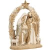 Різдвяна композиція Clayre & Eef 6PR5646 19x7x24 см Бежево-золотиста