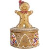 Clayre & Eef Коробка с пряниками Ø 7x11 см, коричневая
