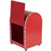 Clayre & Eef Поштова скринька 14x13x19 см Червоно-біла