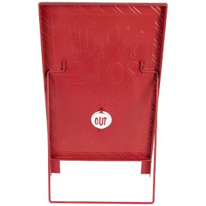 Clayre & Eef 6Y5801 Декоративний напис 29x16x51 см Білий Червоний
