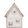 Clayre & Eef Підвісна прикраса Будинок 8x1x10 см