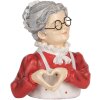 Clayre & Eef Фигурка Снежной женщины 19x18x23 см