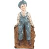 Clayre & Eef 6PR5556 Підставка для книг 2 шт 19x10x22 см Braun & Blau