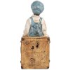 Clayre & Eef 6PR5556 Підставка для книг 2 шт 19x10x22 см Braun & Blau