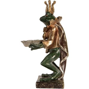 Clayre & Eef 6PR5565 Декоративна фігура Жаба 16x15x28 см