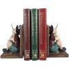 Підставки для книг Clayre & Eef 2 шт. 24x11x17 см коричнево-бежеві