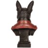 Clayre & Eef 6PR5577 Декоративна бюста собаки 15x12x26 см