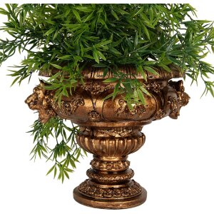 Clayre & Eef 6PR5582 Квітковий горщик 26x22x21 см золотистий
