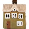Clayre & Eef Декоративный домик 11x7x13 см Керамика Зеленый Бежевый